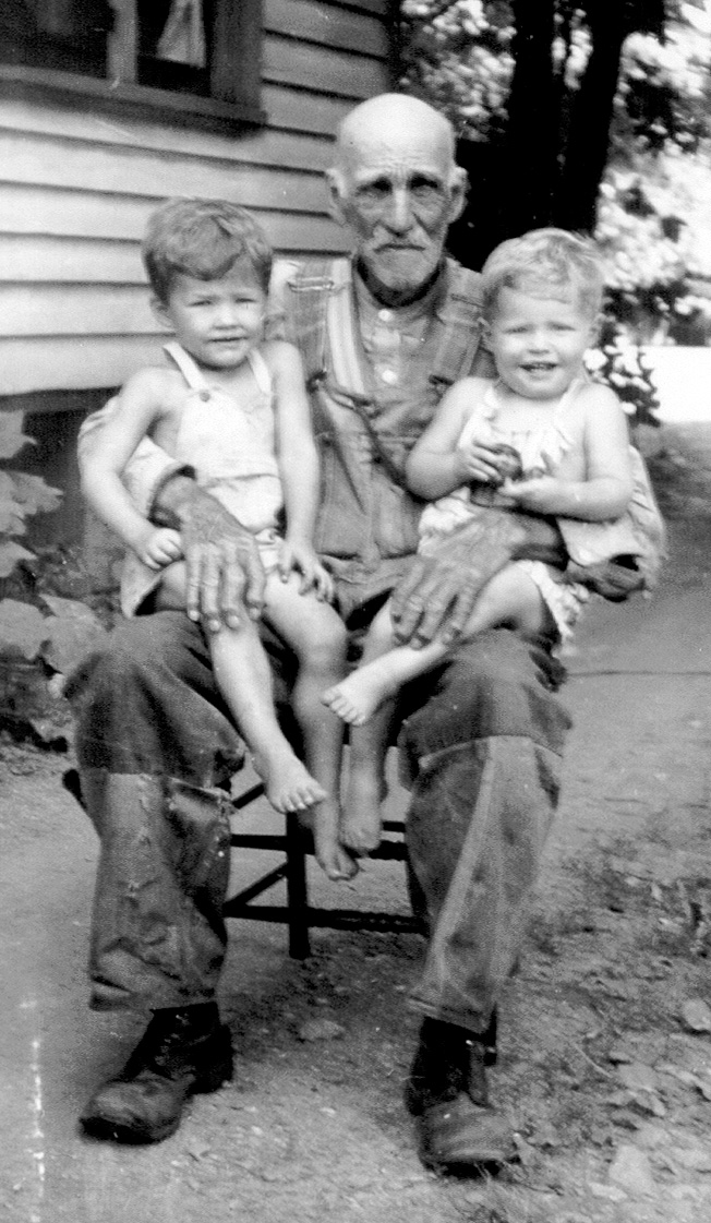 Warren with Grandchildren