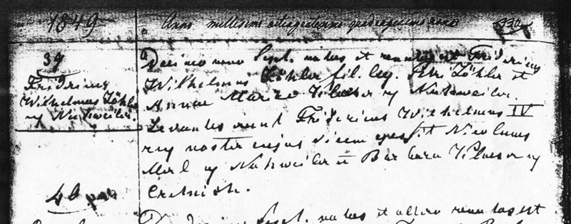 Baptismal Record